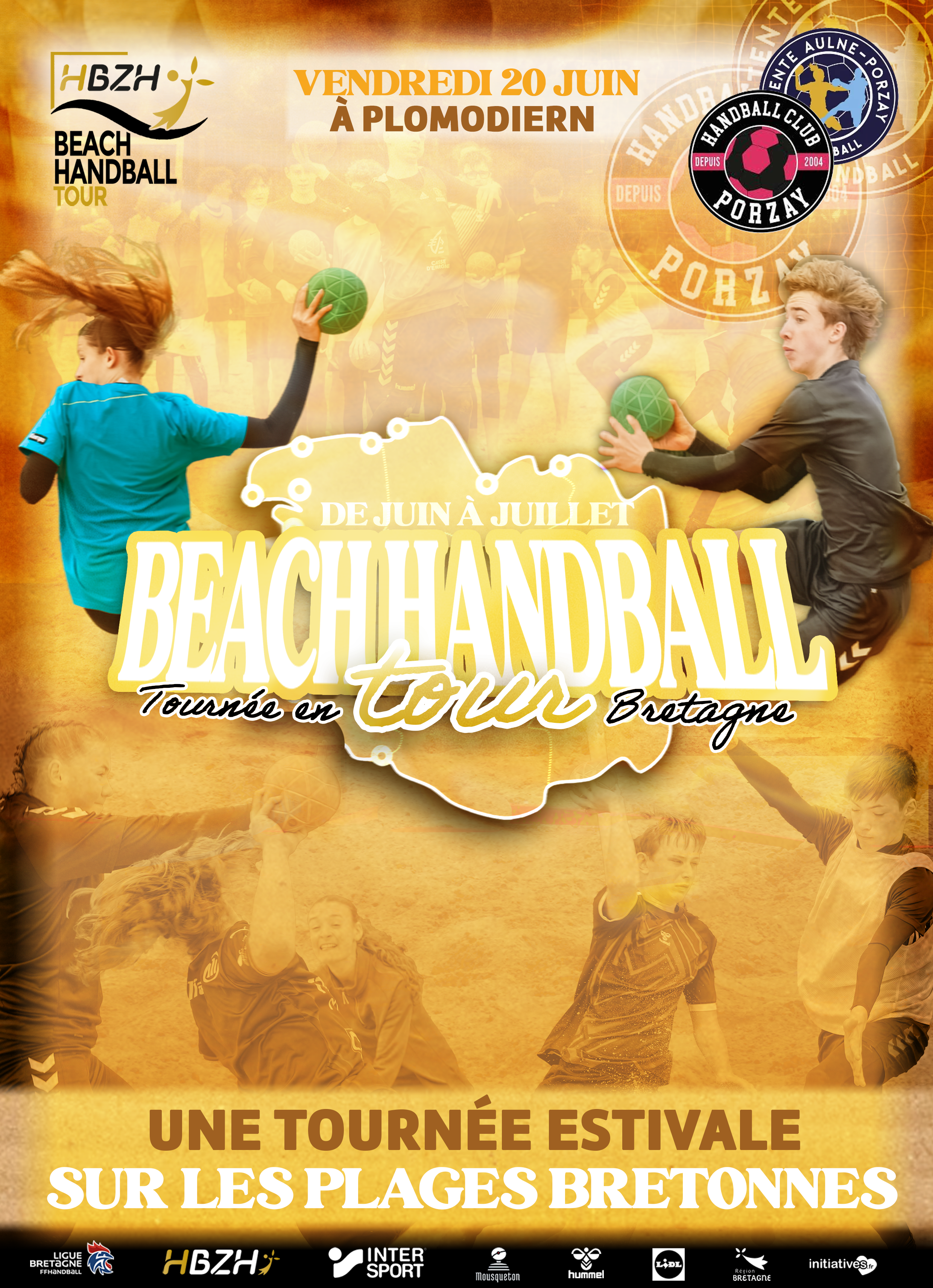 Le HBZH Beach Tour est à Plomodiern