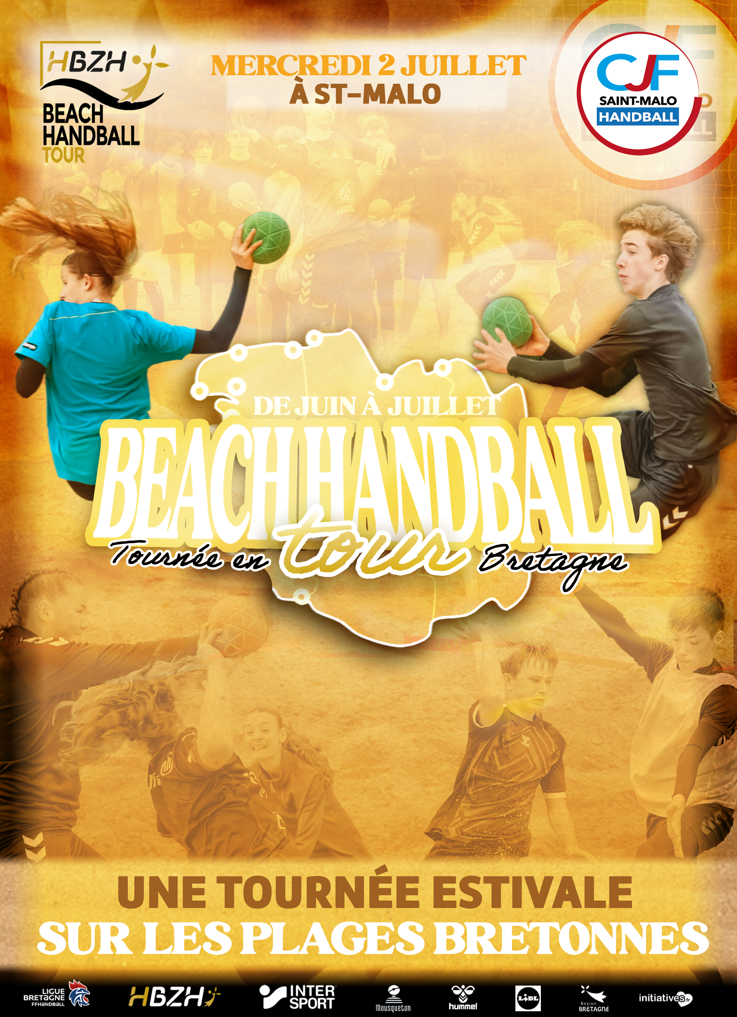 Le HBZH Beach Tour est à Saint-Malo