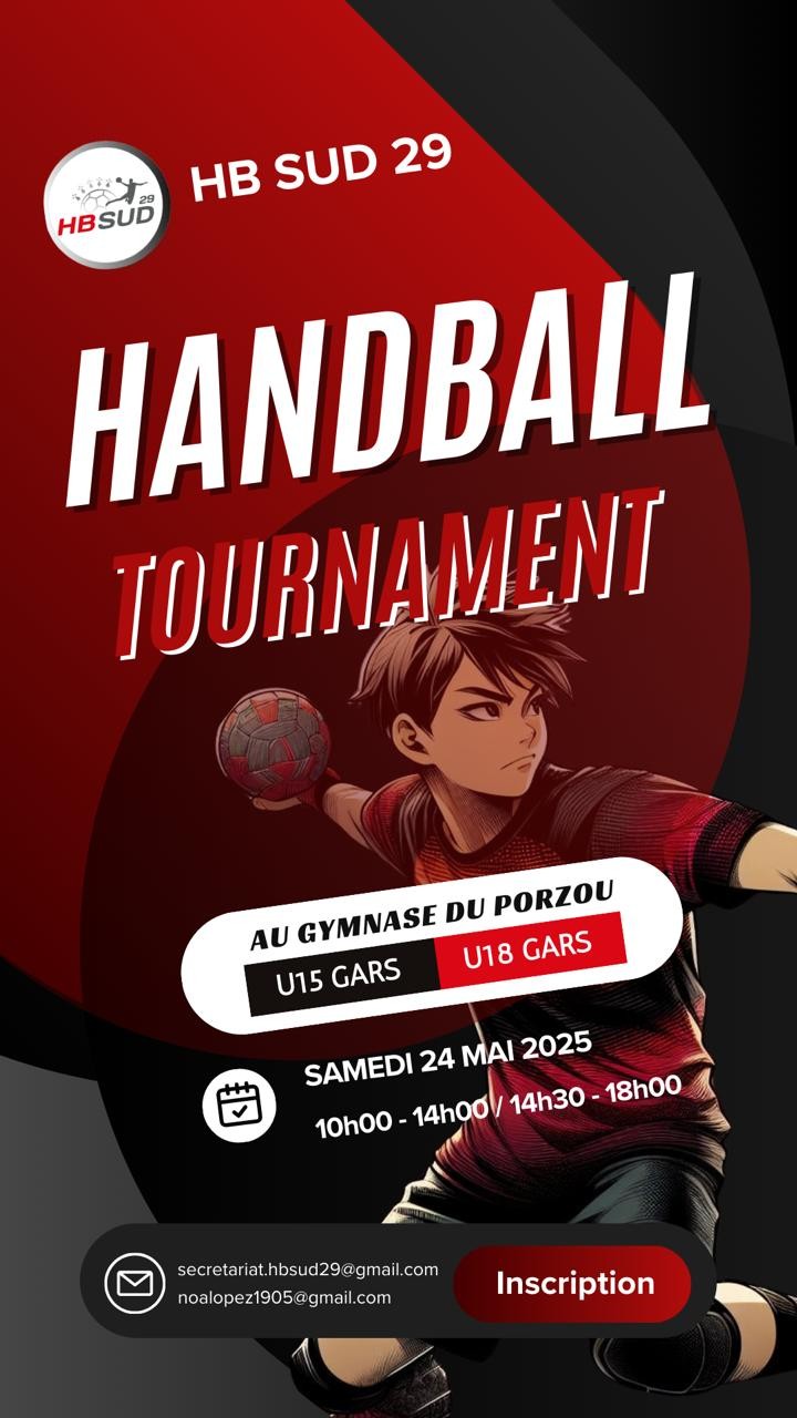 TOURNOI U15/U18 GARS HBSUD29