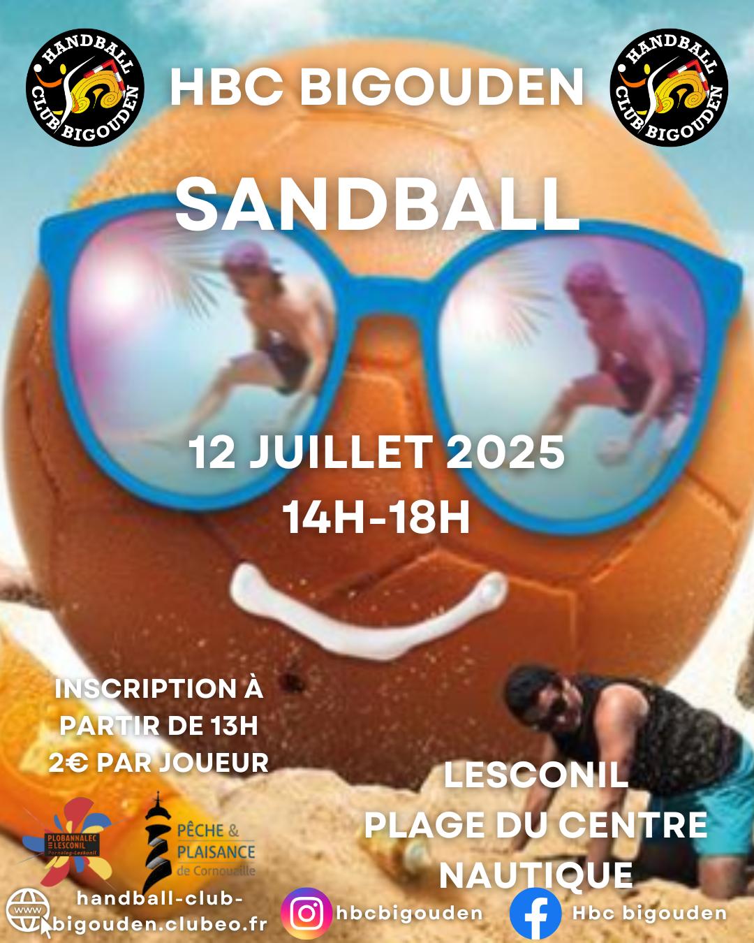 Tournoi de sandball